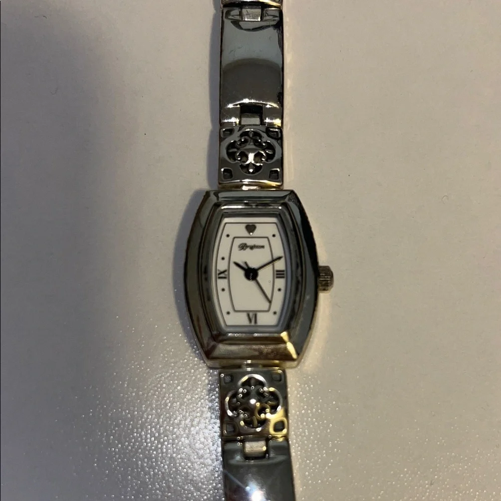 Brighton Tribeca Vintage Watch 8” Silver Plated, Needs Battery #silver #vintage